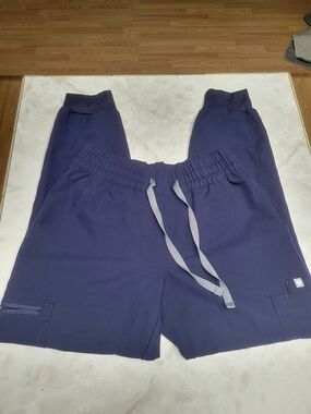 FIGS Scrubs Uman Jogger Navy XS/P Petite Stretch Medical Nurse Uniform Pants